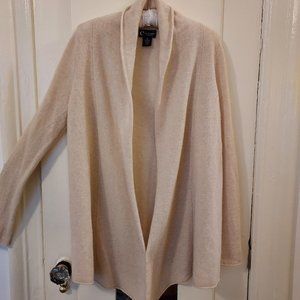 C by Bloomingdales open sweater size M Cashmere